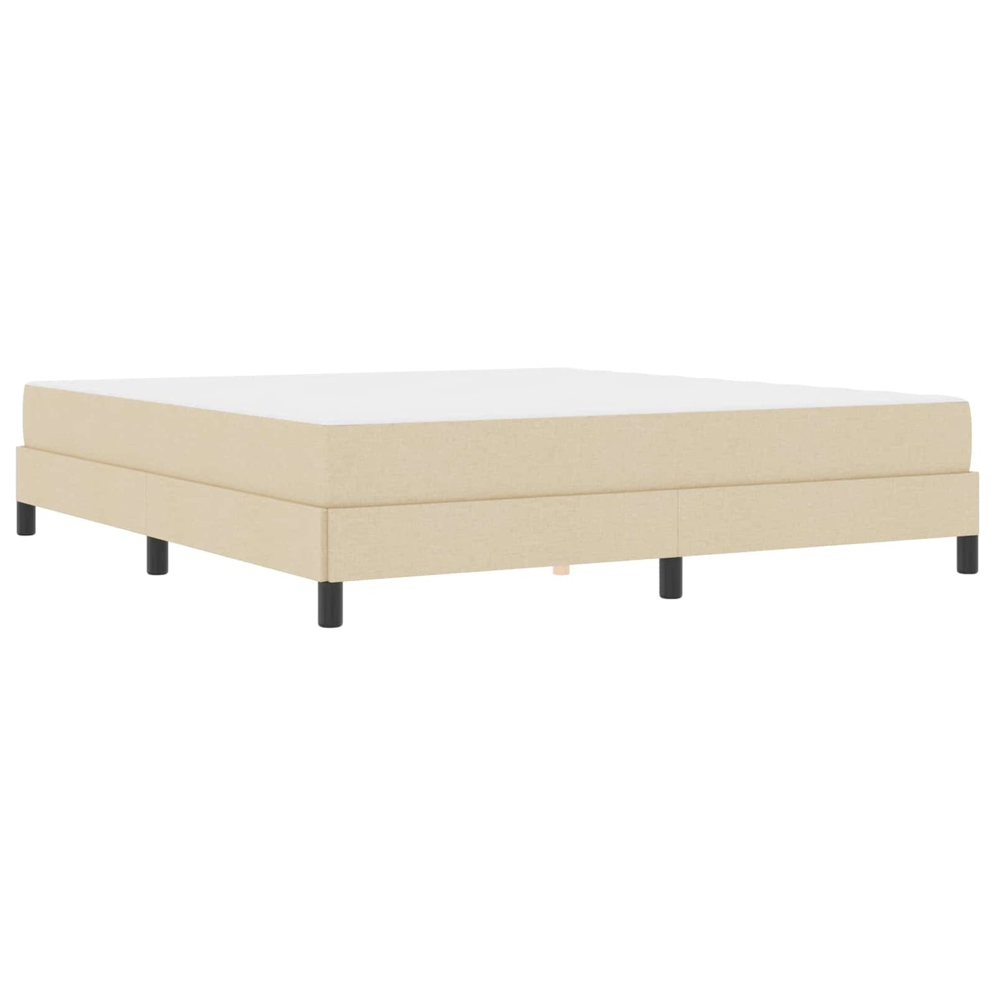 Boxspringbed met matras Crème 180 x 200 cm Stof is nu te koop bij PeponiXL, paradijselijk wonen!