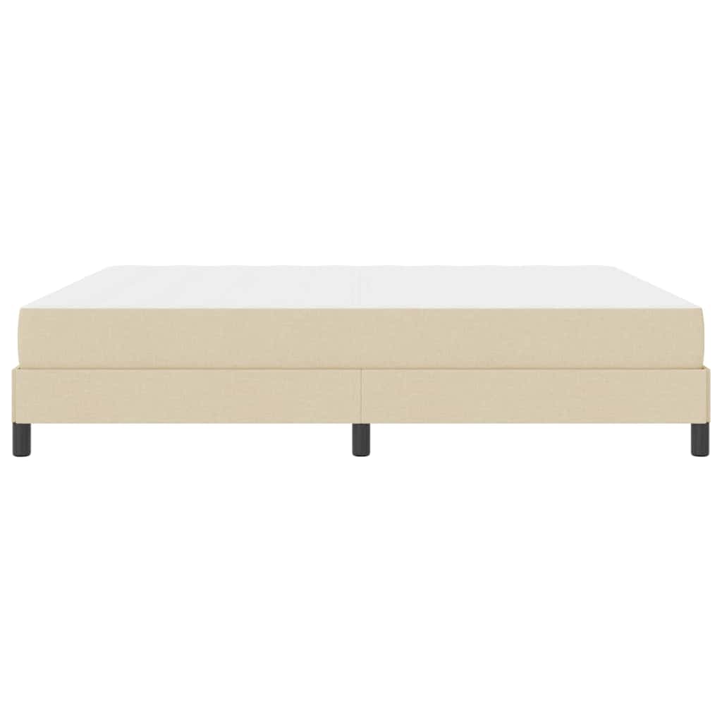Boxspringbed met matras Crème 180 x 200 cm Stof is nu te koop bij PeponiXL, paradijselijk wonen!