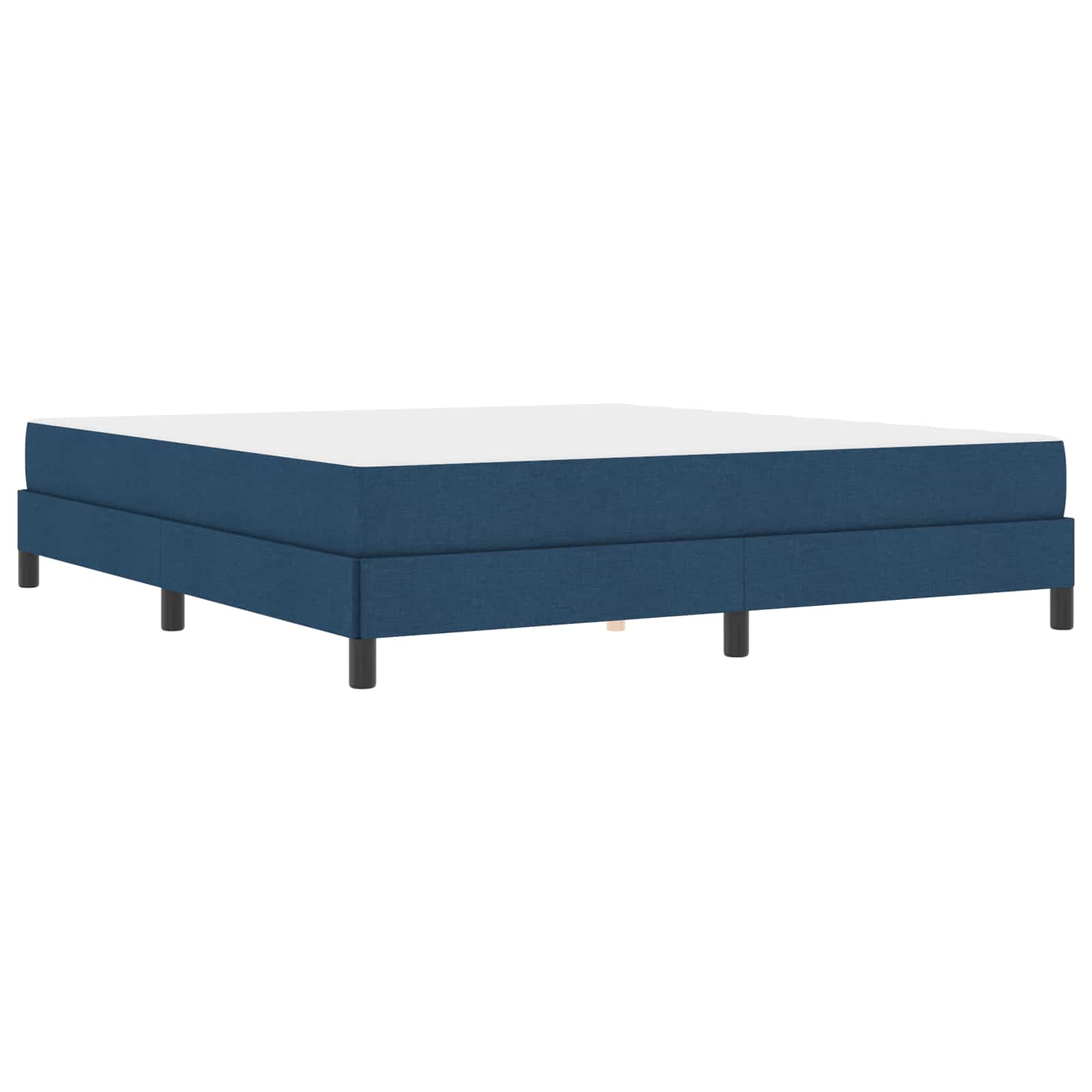 Boxspringbed met matras Blauw 180 x 200 cm Stof is nu te koop bij PeponiXL, paradijselijk wonen!