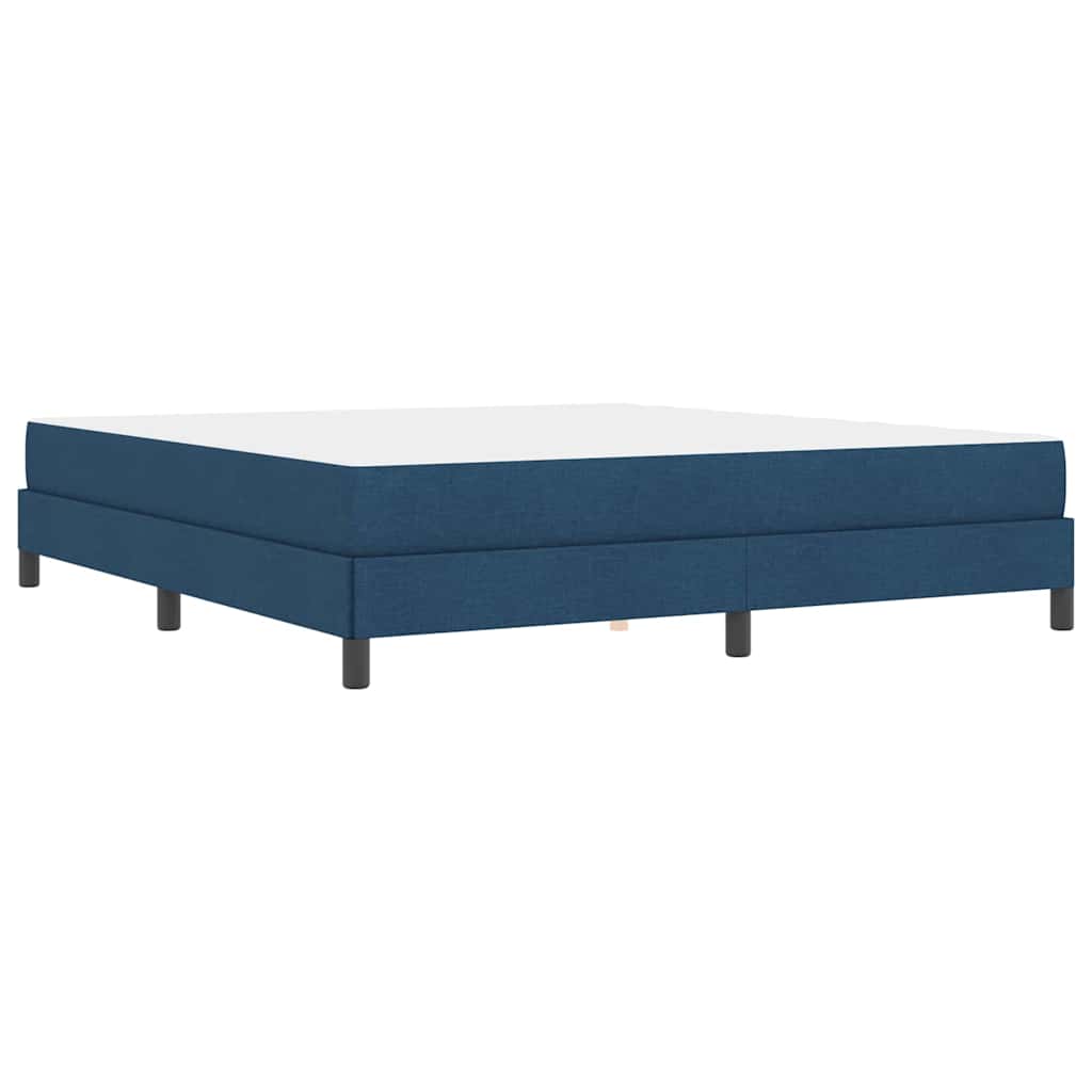 Boxspringbed met matras Blauw 180 x 200 cm Stof is nu te koop bij PeponiXL, paradijselijk wonen!