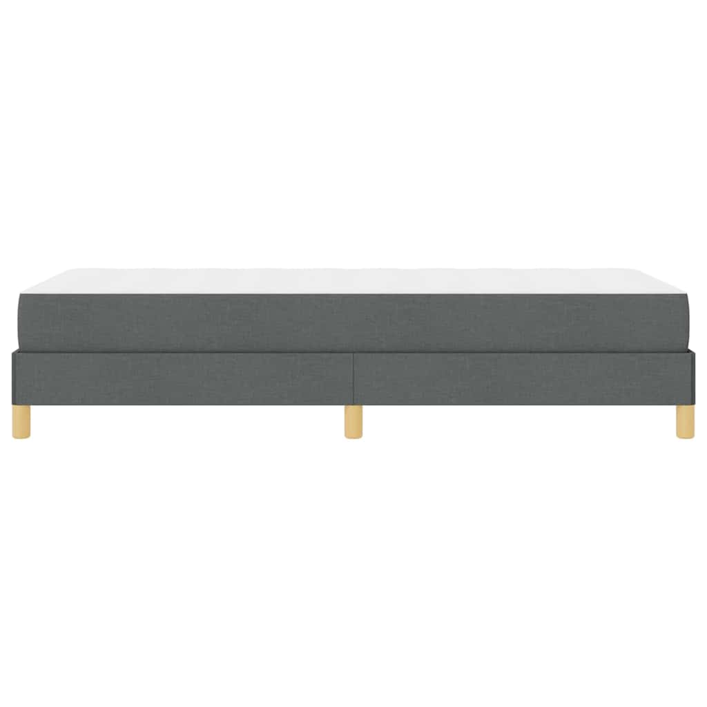 Boxspringbed met matras Donkergrijs 80 x 200 cm Stof is nu te koop bij PeponiXL, paradijselijk wonen!