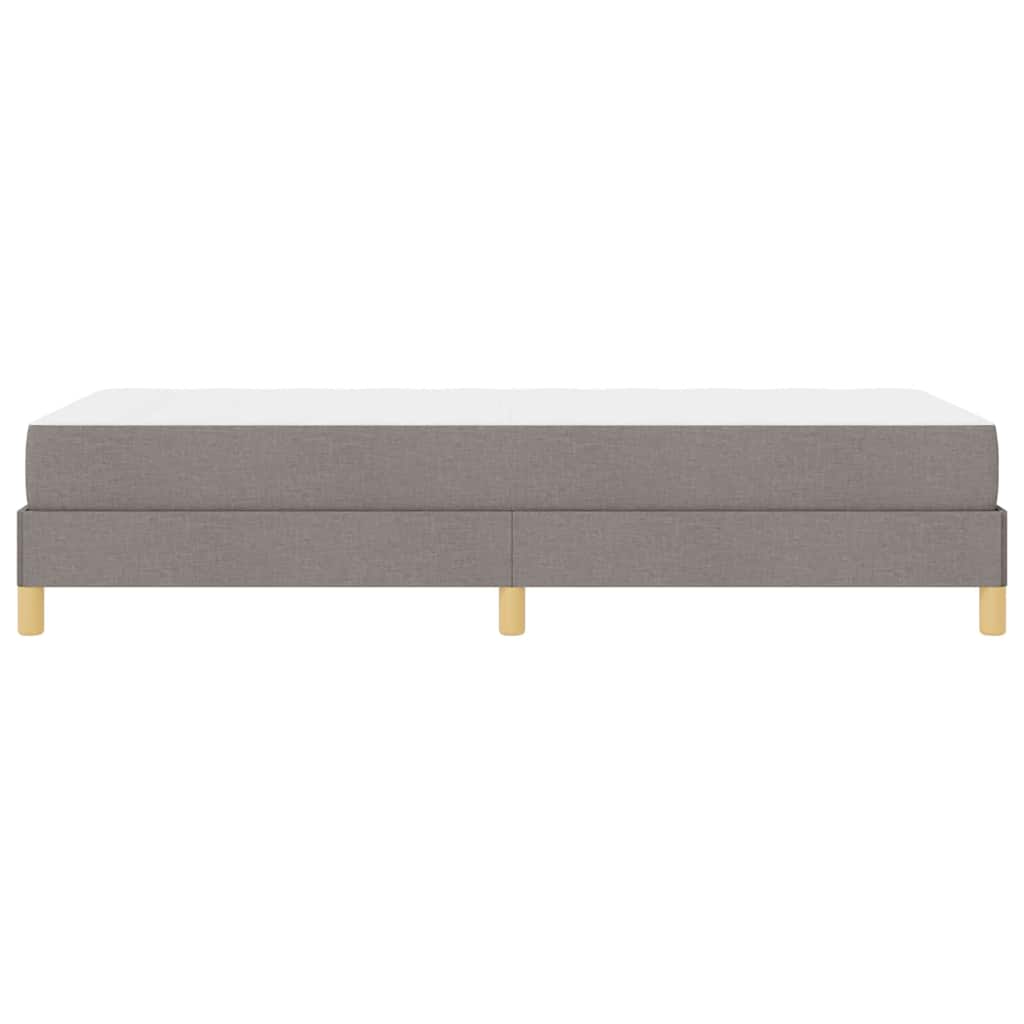 Boxspringbed met matras Taupe 90 x 190 cm Stof is nu te koop bij PeponiXL, paradijselijk wonen!