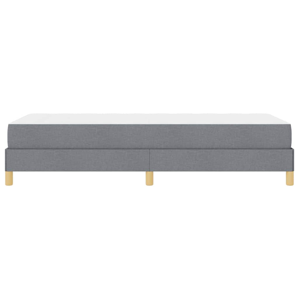 Boxspringbed met matras Lichtgrijs 100 x 200 cm Stof is nu te koop bij PeponiXL, paradijselijk wonen!