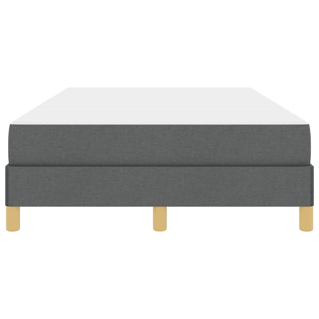 Boxspringbed met matras Donkergrijs 120 x 190 cm Stof is nu te koop bij PeponiXL, paradijselijk wonen!