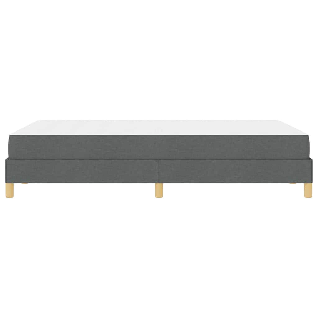 Boxspringbed met matras Donkergrijs 120 x 190 cm Stof is nu te koop bij PeponiXL, paradijselijk wonen!