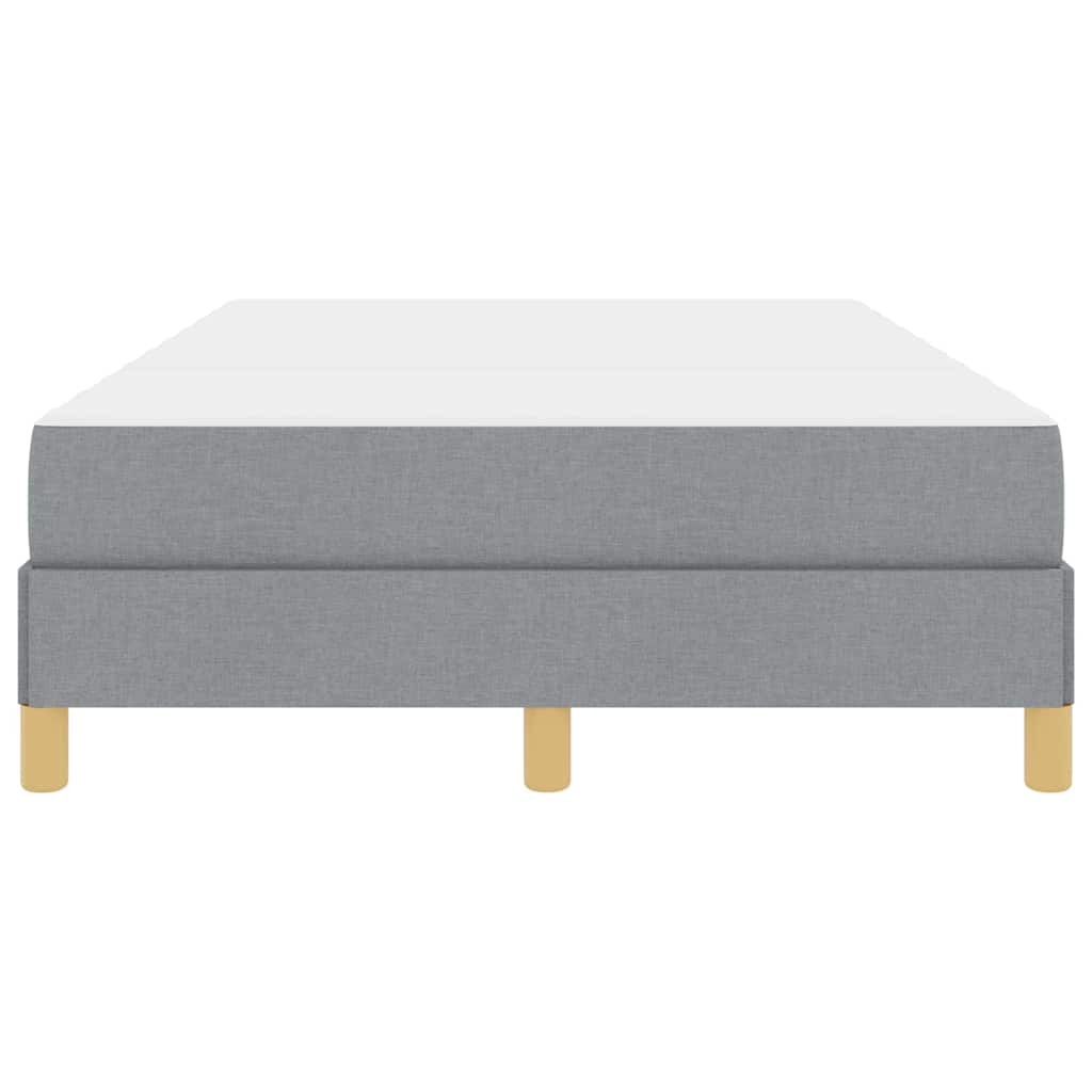 Boxspringbed met matras Lichtgrijs 120 x 200 cm Stof is nu te koop bij PeponiXL, paradijselijk wonen!