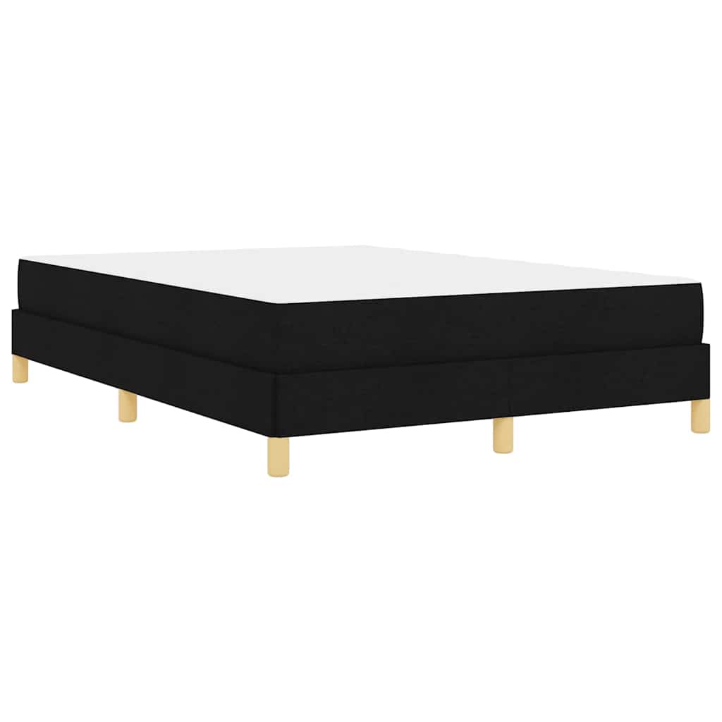 Boxspringbed met matras Zwart 140 x 190 cm Stof is nu te koop bij PeponiXL, paradijselijk wonen!