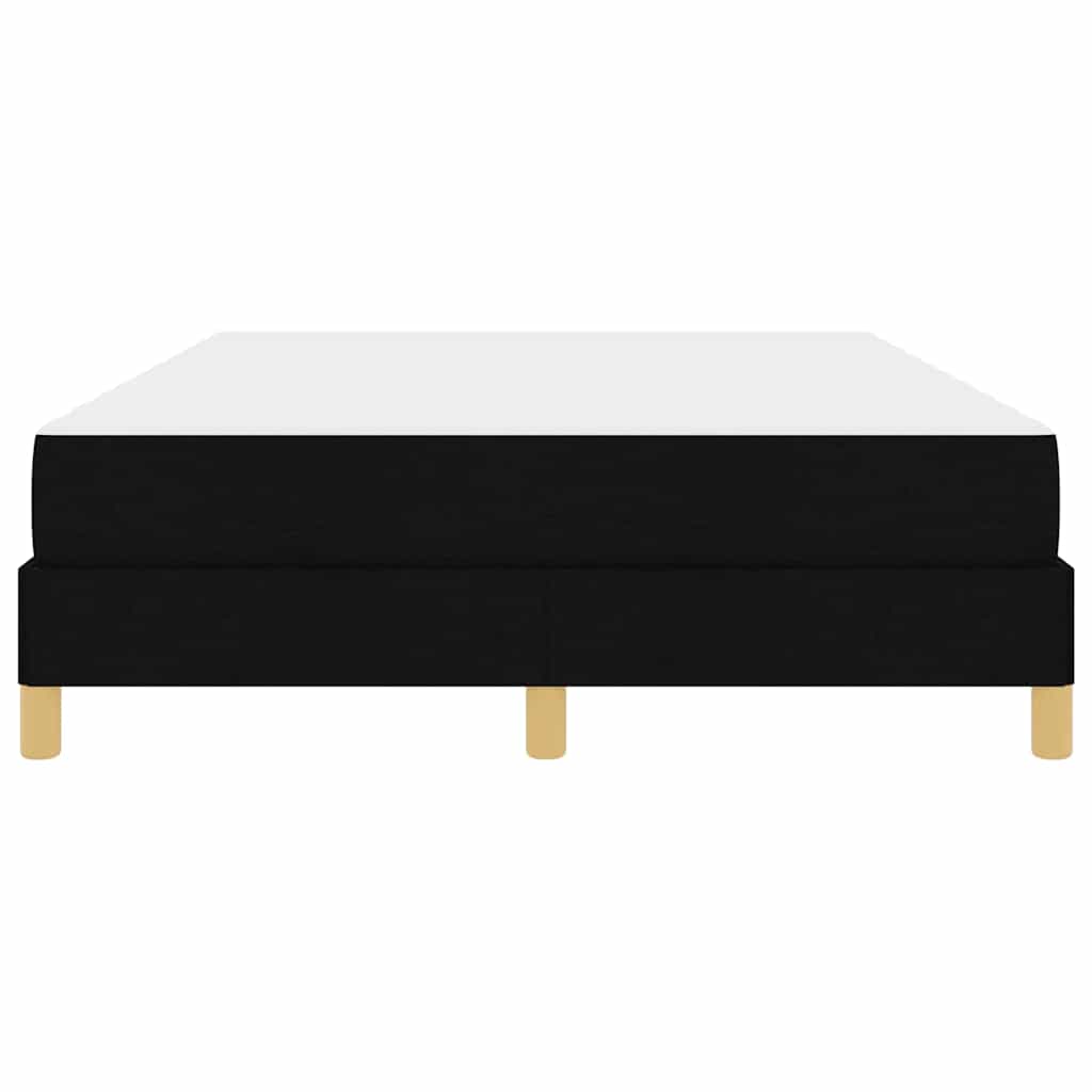 Boxspringbed met matras Zwart 140 x 190 cm Stof is nu te koop bij PeponiXL, paradijselijk wonen!