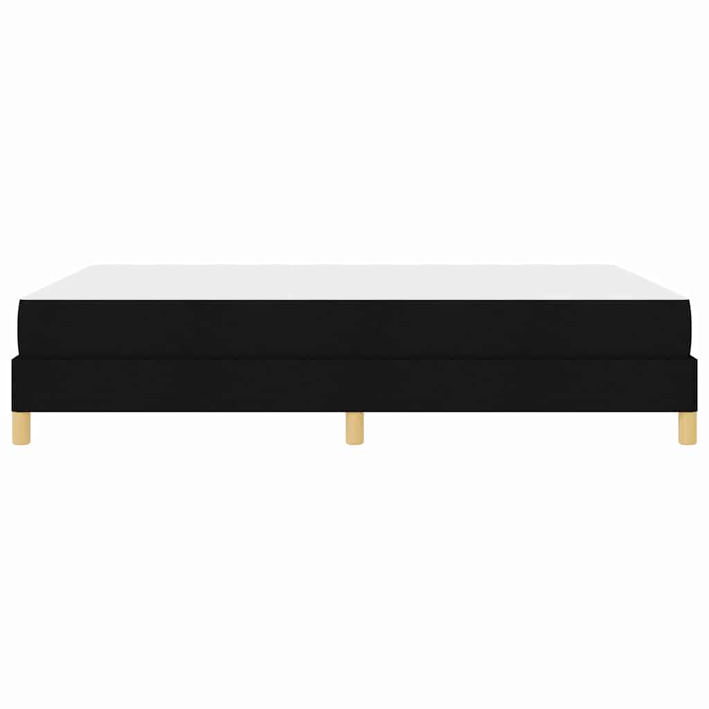 Boxspringbed met matras Zwart 140 x 190 cm Stof is nu te koop bij PeponiXL, paradijselijk wonen!
