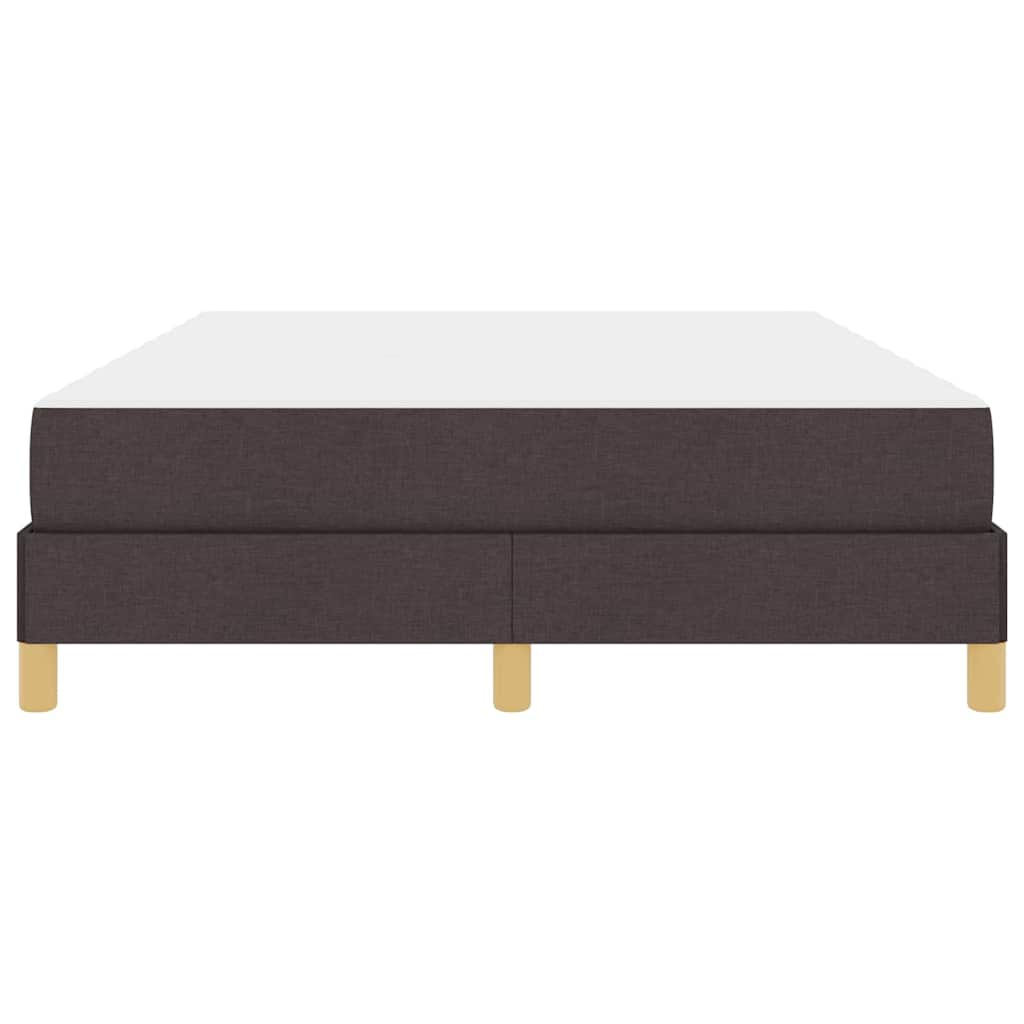 Boxspringbed met matras Donkerbruin 140 x 190 cm Stof is nu te koop bij PeponiXL, paradijselijk wonen!