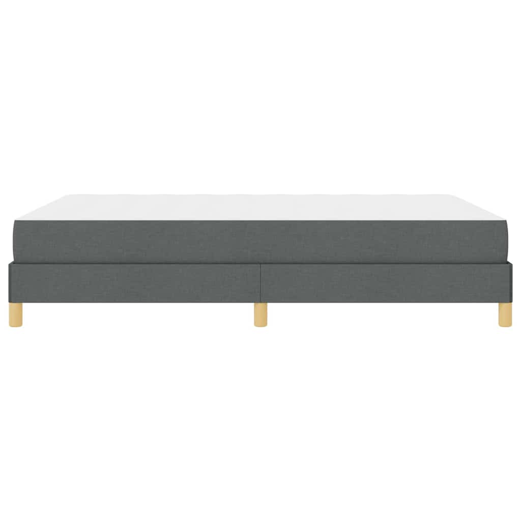 Boxspringbed met matras Donkergrijs 140 x 200 cm Stof is nu te koop bij PeponiXL, paradijselijk wonen!