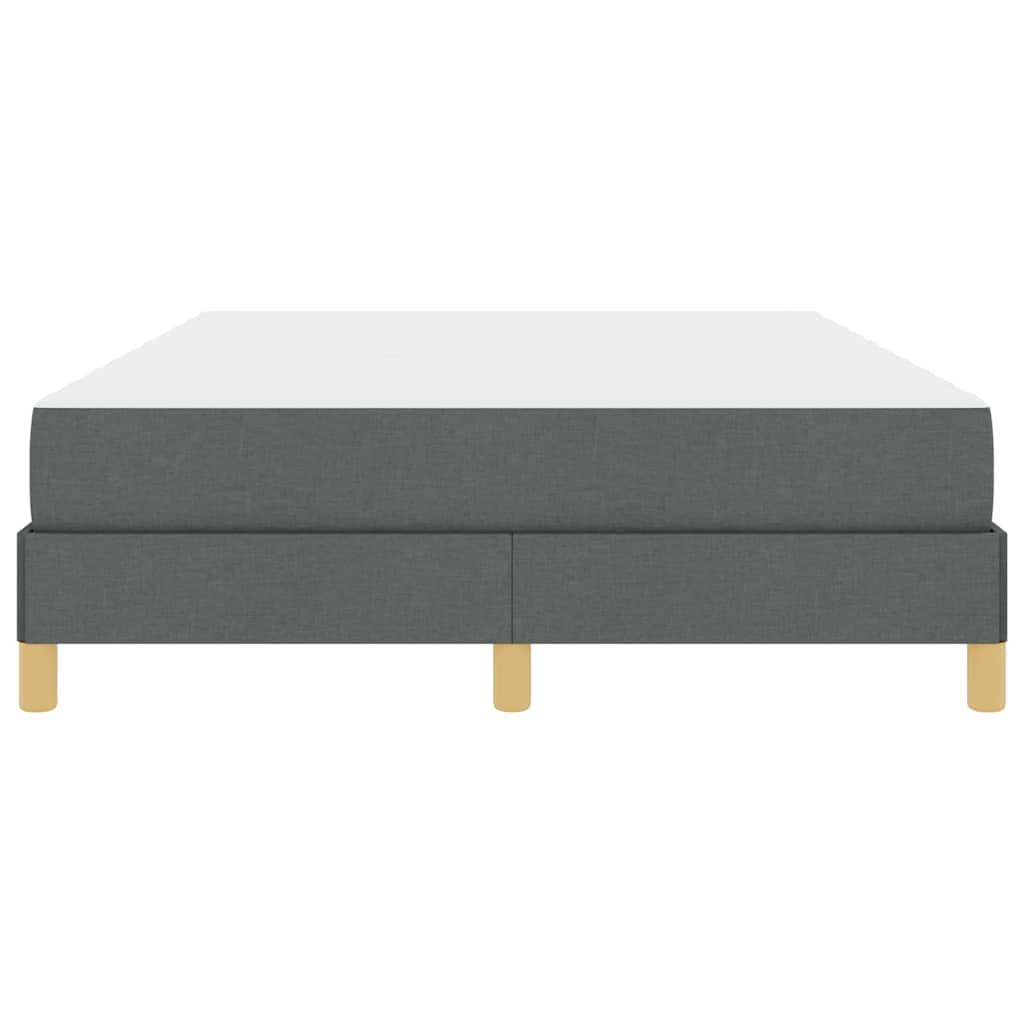 Boxspringbed met matras Donkergrijs 160 x 200 cm Stof is nu te koop bij PeponiXL, paradijselijk wonen!