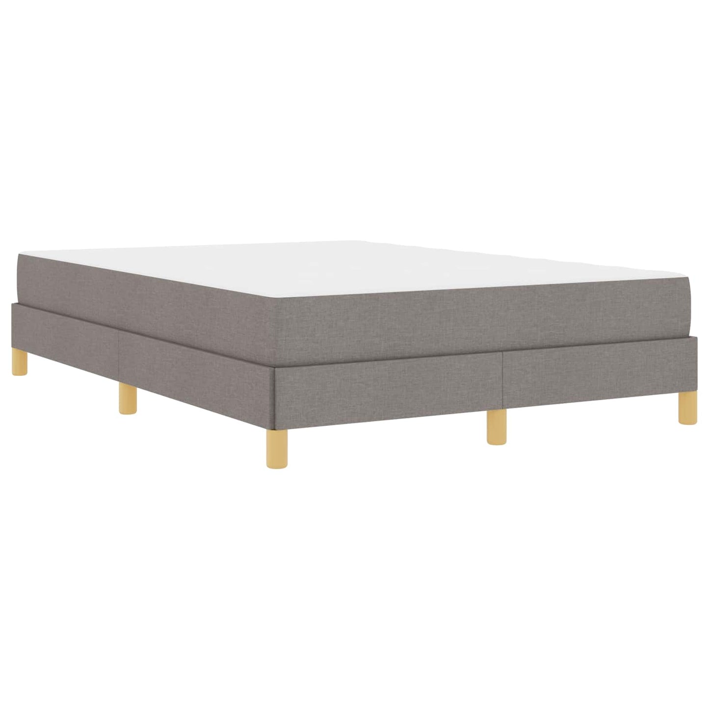 Boxspringbed met matras Taupe 160 x 200 cm Stof is nu te koop bij PeponiXL, paradijselijk wonen!