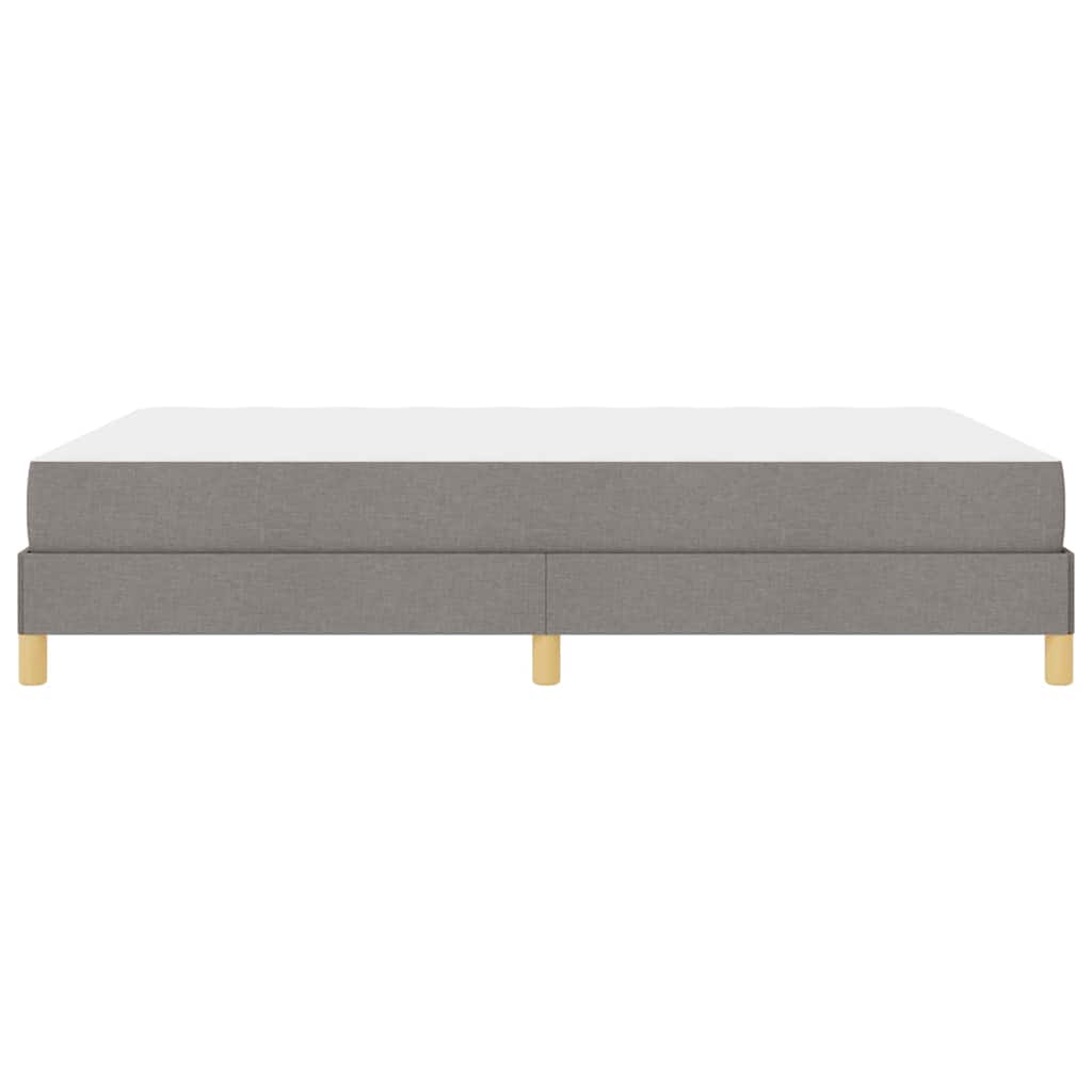 Boxspringbed met matras Taupe 160 x 200 cm Stof is nu te koop bij PeponiXL, paradijselijk wonen!