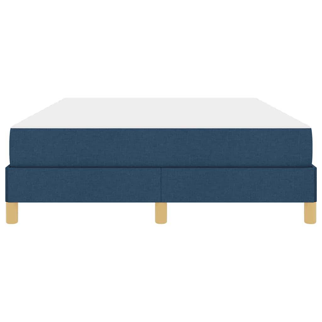 Boxspringbed met matras Blauw 160 x 200 cm Stof is nu te koop bij PeponiXL, paradijselijk wonen!