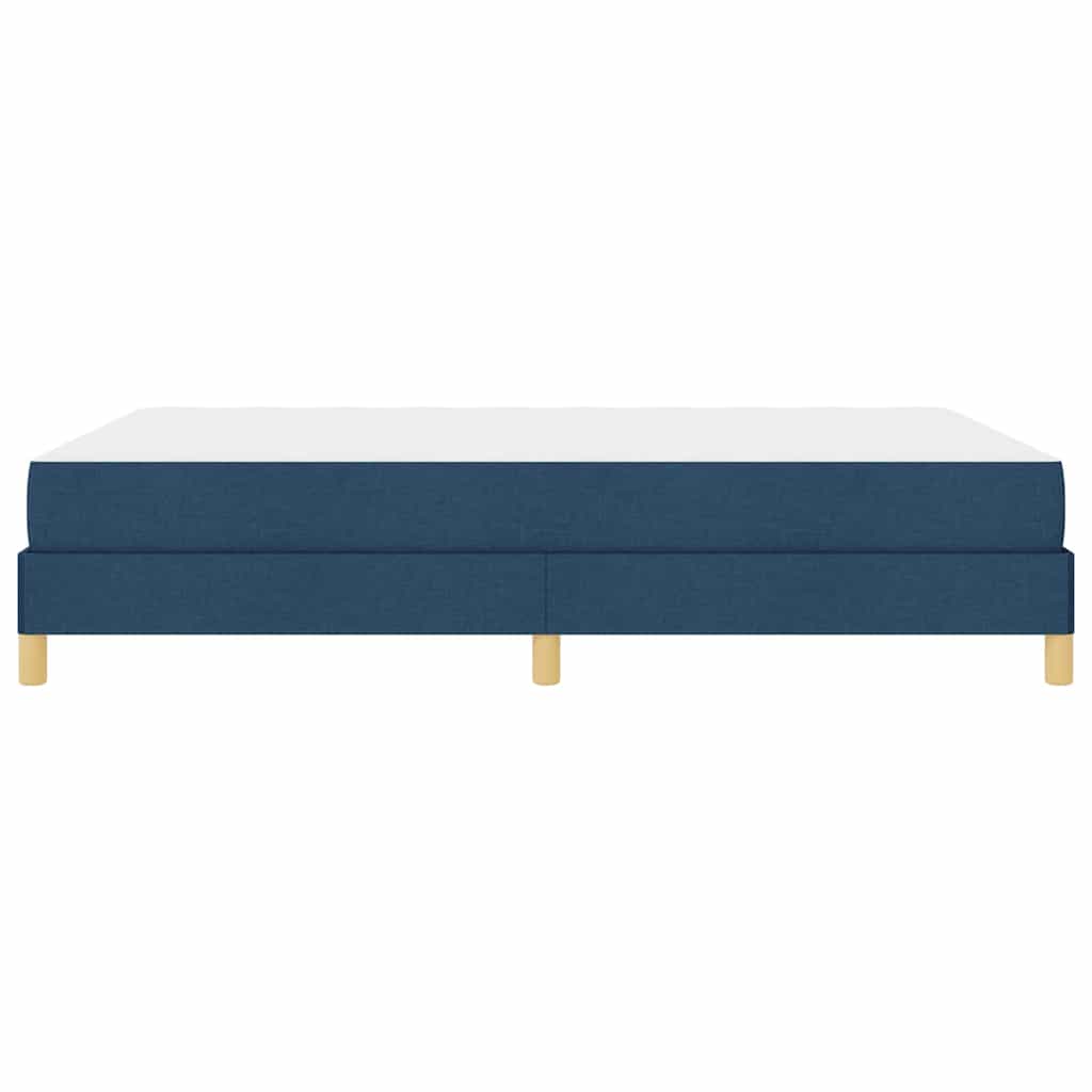 Boxspringbed met matras Blauw 160 x 200 cm Stof is nu te koop bij PeponiXL, paradijselijk wonen!