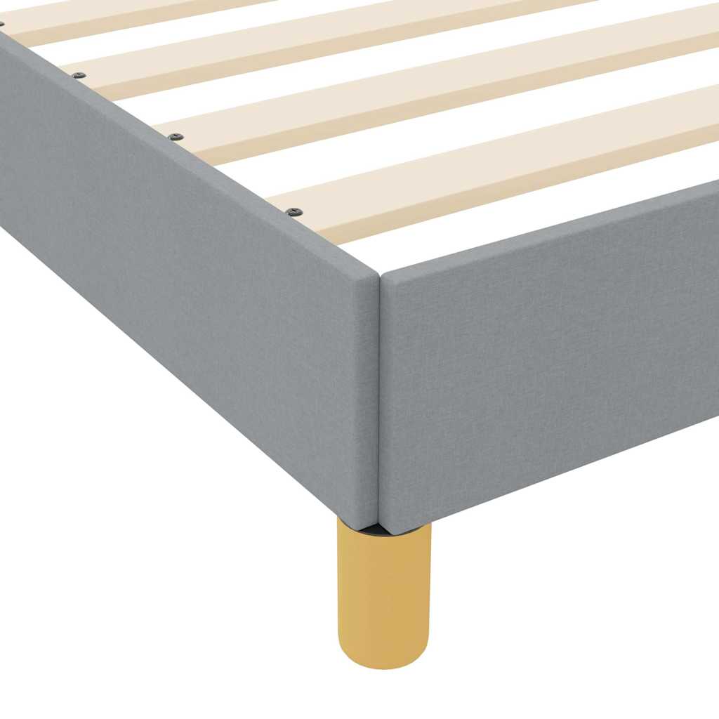 Boxspringbed met matras Lichtgrijs 180 x 200 cm Stof is nu te koop bij PeponiXL, paradijselijk wonen!