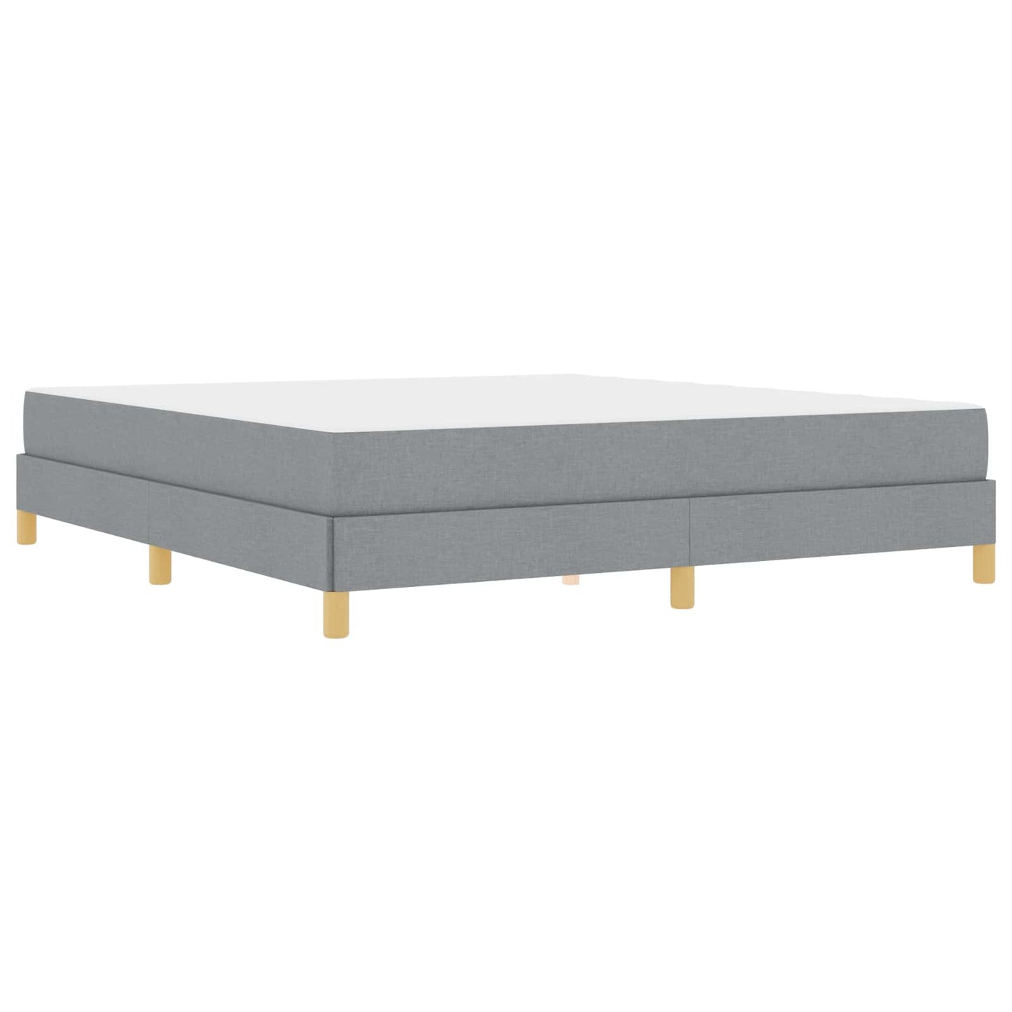 Boxspringbed met matras Lichtgrijs 180 x 200 cm Stof is nu te koop bij PeponiXL, paradijselijk wonen!