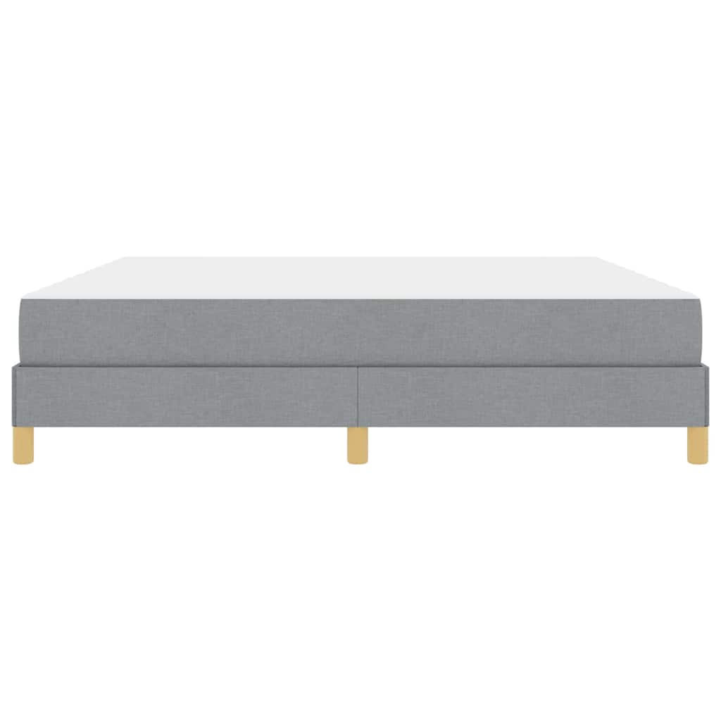Boxspringbed met matras Lichtgrijs 180 x 200 cm Stof is nu te koop bij PeponiXL, paradijselijk wonen!
