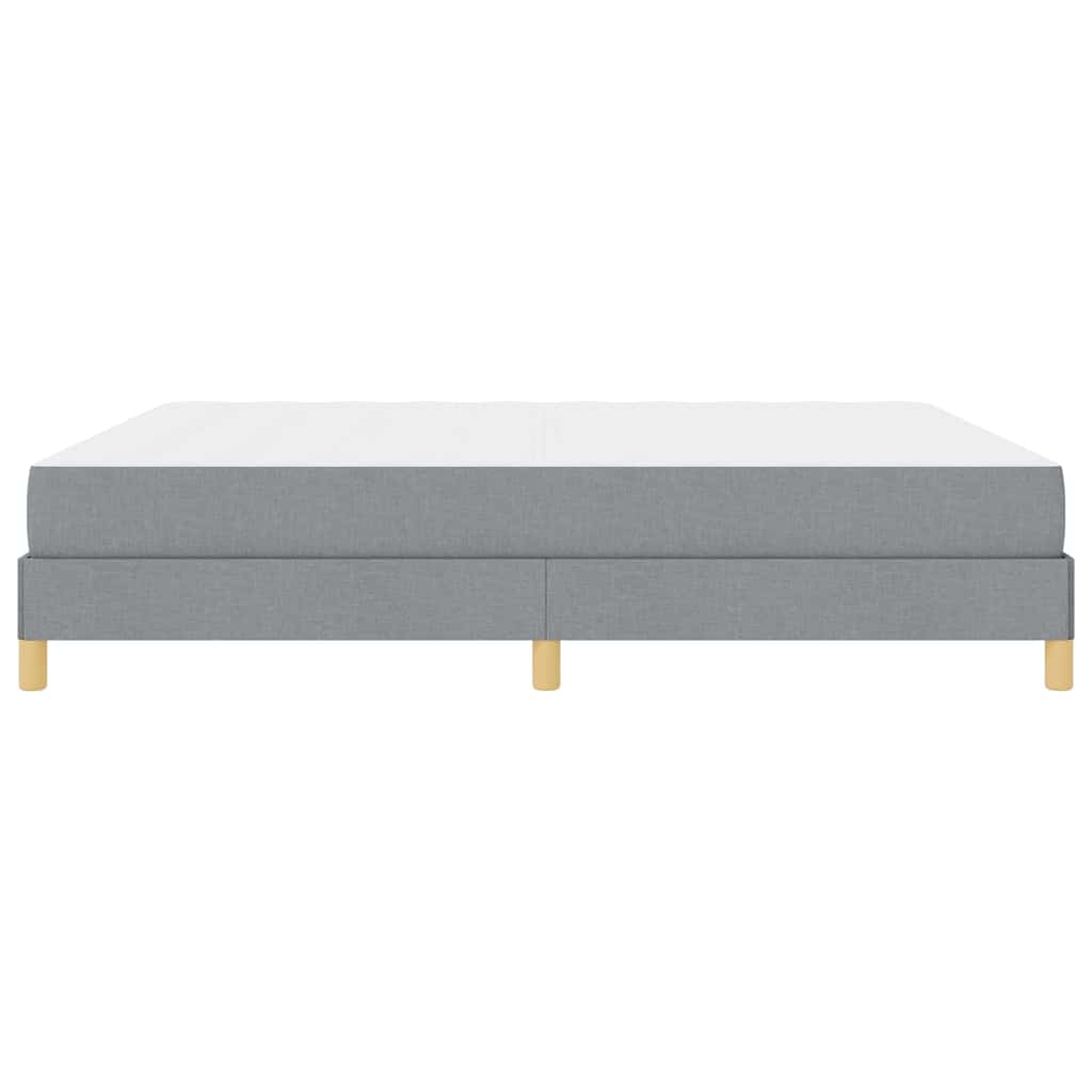 Boxspringbed met matras Lichtgrijs 180 x 200 cm Stof is nu te koop bij PeponiXL, paradijselijk wonen!