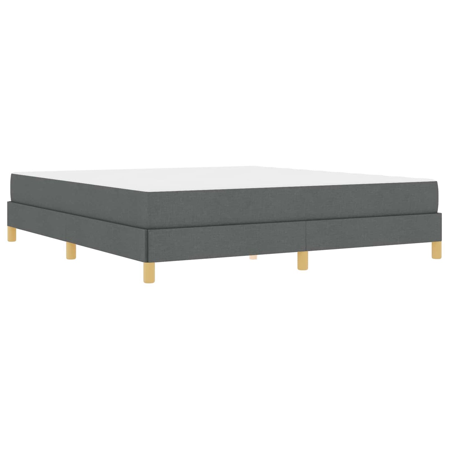 Boxspringbed met matras Donkergrijs 180 x 200 cm Stof is nu te koop bij PeponiXL, paradijselijk wonen!