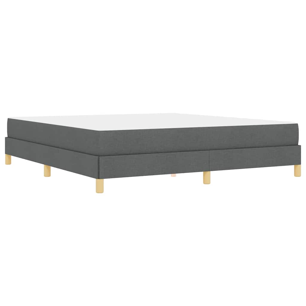 Boxspringbed met matras Donkergrijs 180 x 200 cm Stof is nu te koop bij PeponiXL, paradijselijk wonen!