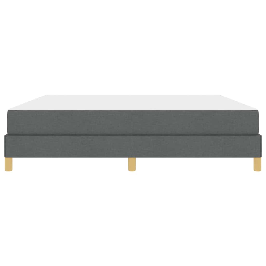Boxspringbed met matras Donkergrijs 180 x 200 cm Stof is nu te koop bij PeponiXL, paradijselijk wonen!