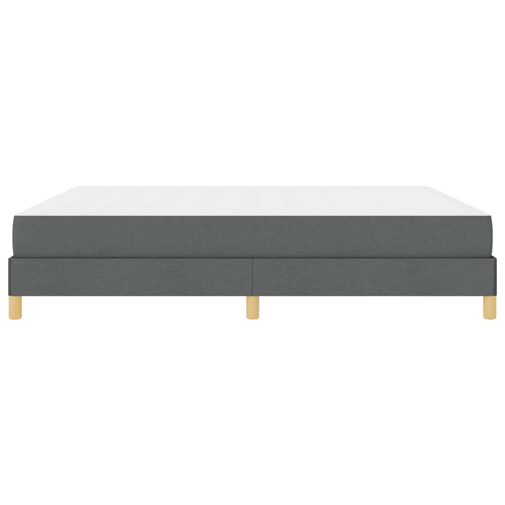 Boxspringbed met matras Donkergrijs 180 x 200 cm Stof is nu te koop bij PeponiXL, paradijselijk wonen!