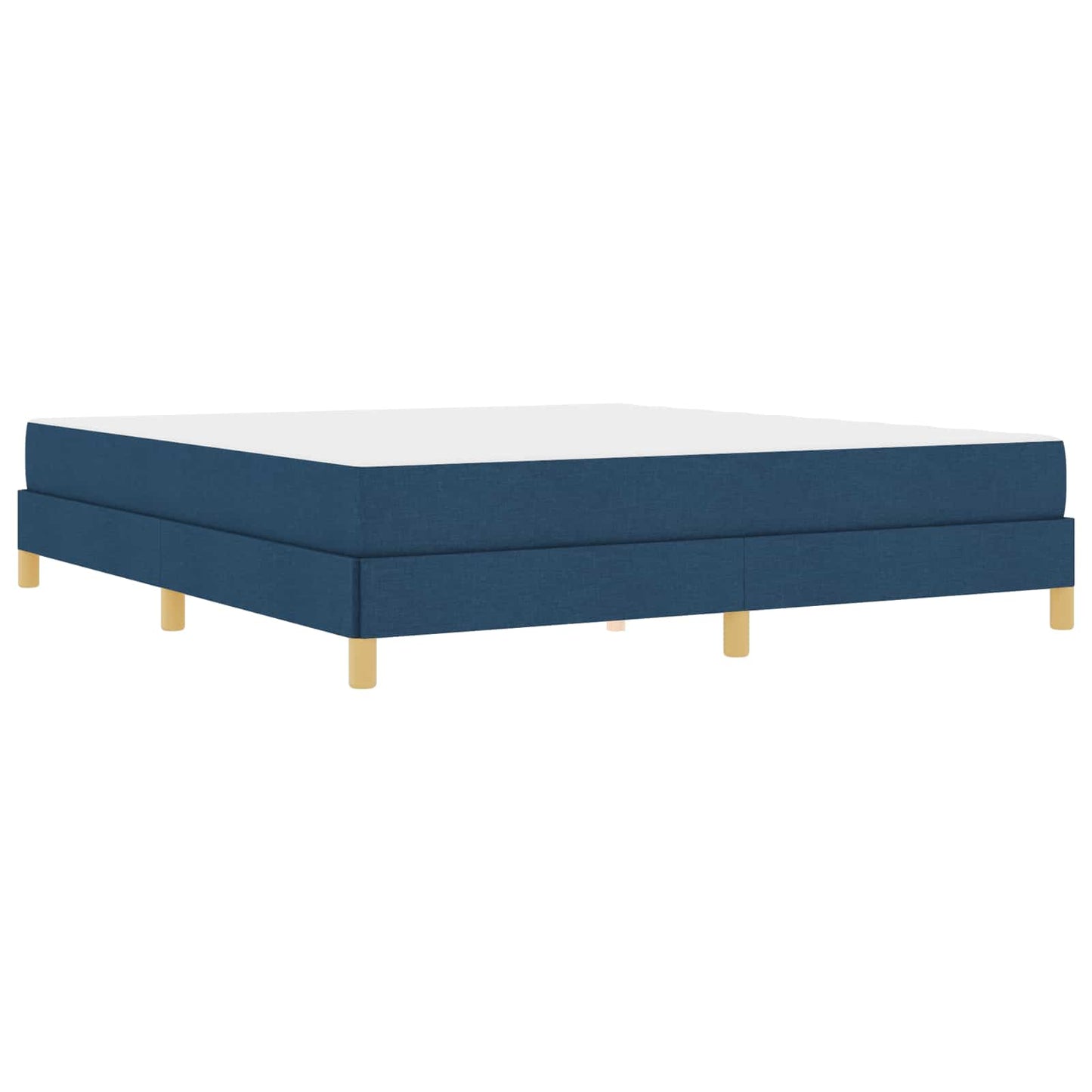 Boxspringbed met matras Blauw 180 x 200 cm Stof is nu te koop bij PeponiXL, paradijselijk wonen!