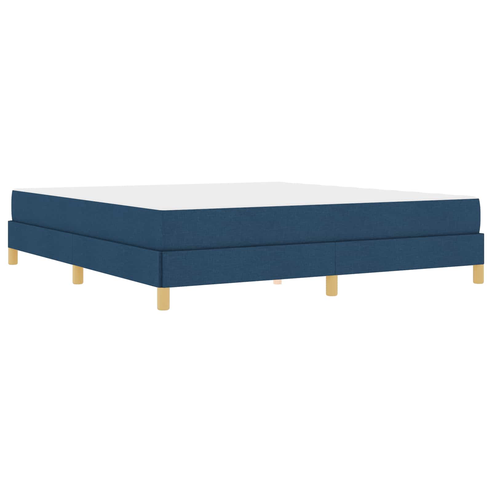 Boxspringbed met matras Blauw 180 x 200 cm Stof is nu te koop bij PeponiXL, paradijselijk wonen!