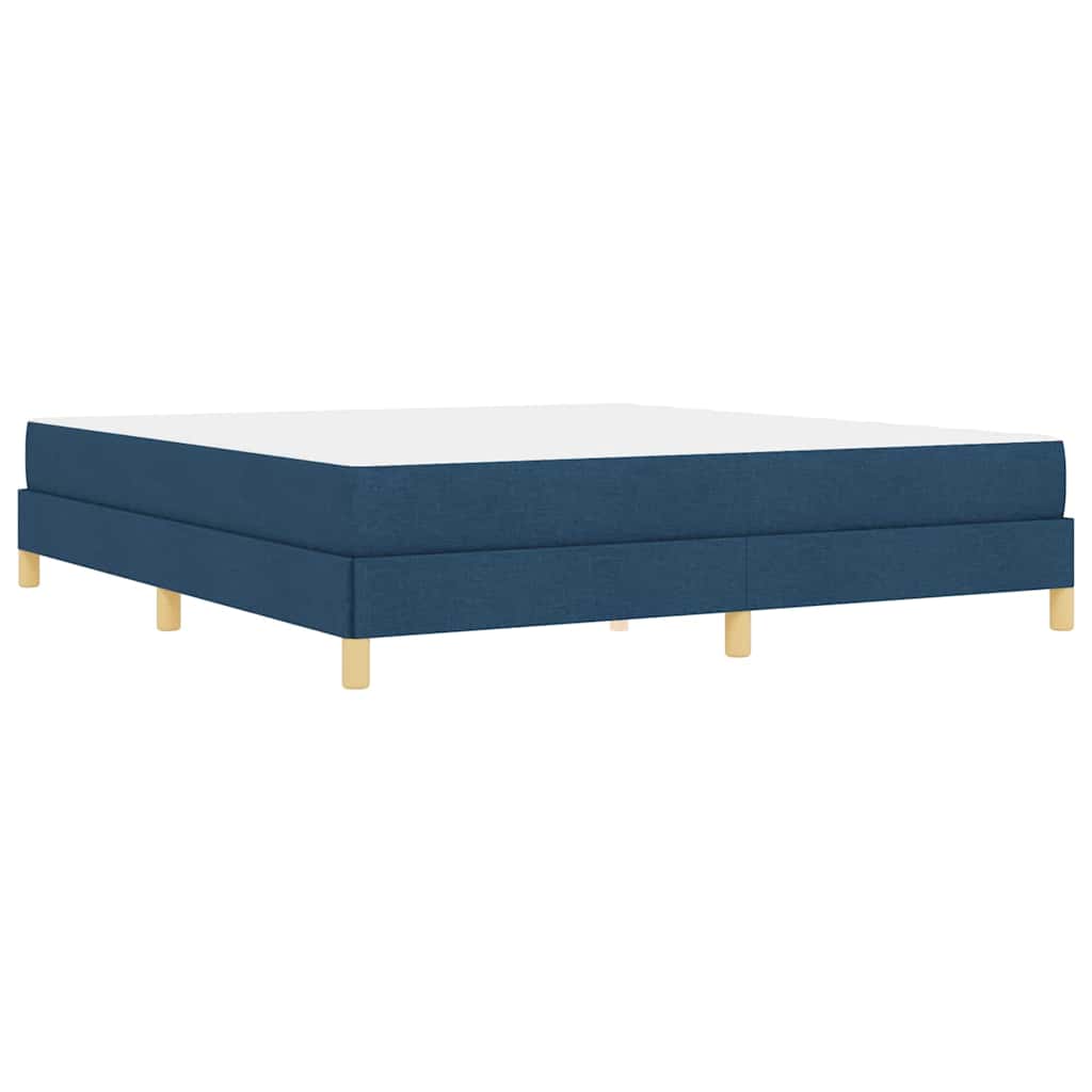 Boxspringbed met matras Blauw 180 x 200 cm Stof is nu te koop bij PeponiXL, paradijselijk wonen!