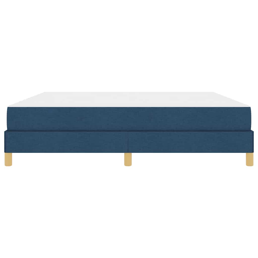 Boxspringbed met matras Blauw 180 x 200 cm Stof is nu te koop bij PeponiXL, paradijselijk wonen!