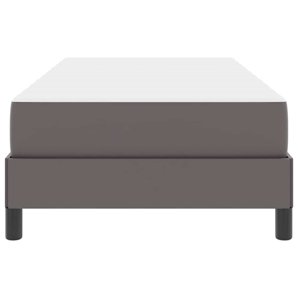 Bedframe met matras Grijs 80 x 200 cm Stof is nu te koop bij PeponiXL, paradijselijk wonen!