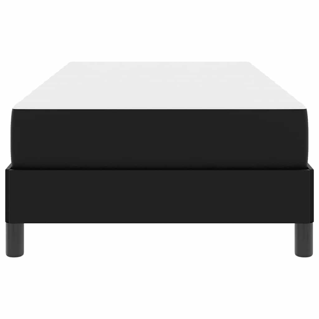 Bedframe met matras Zwart 90 x 190 cm Stof is nu te koop bij PeponiXL, paradijselijk wonen!