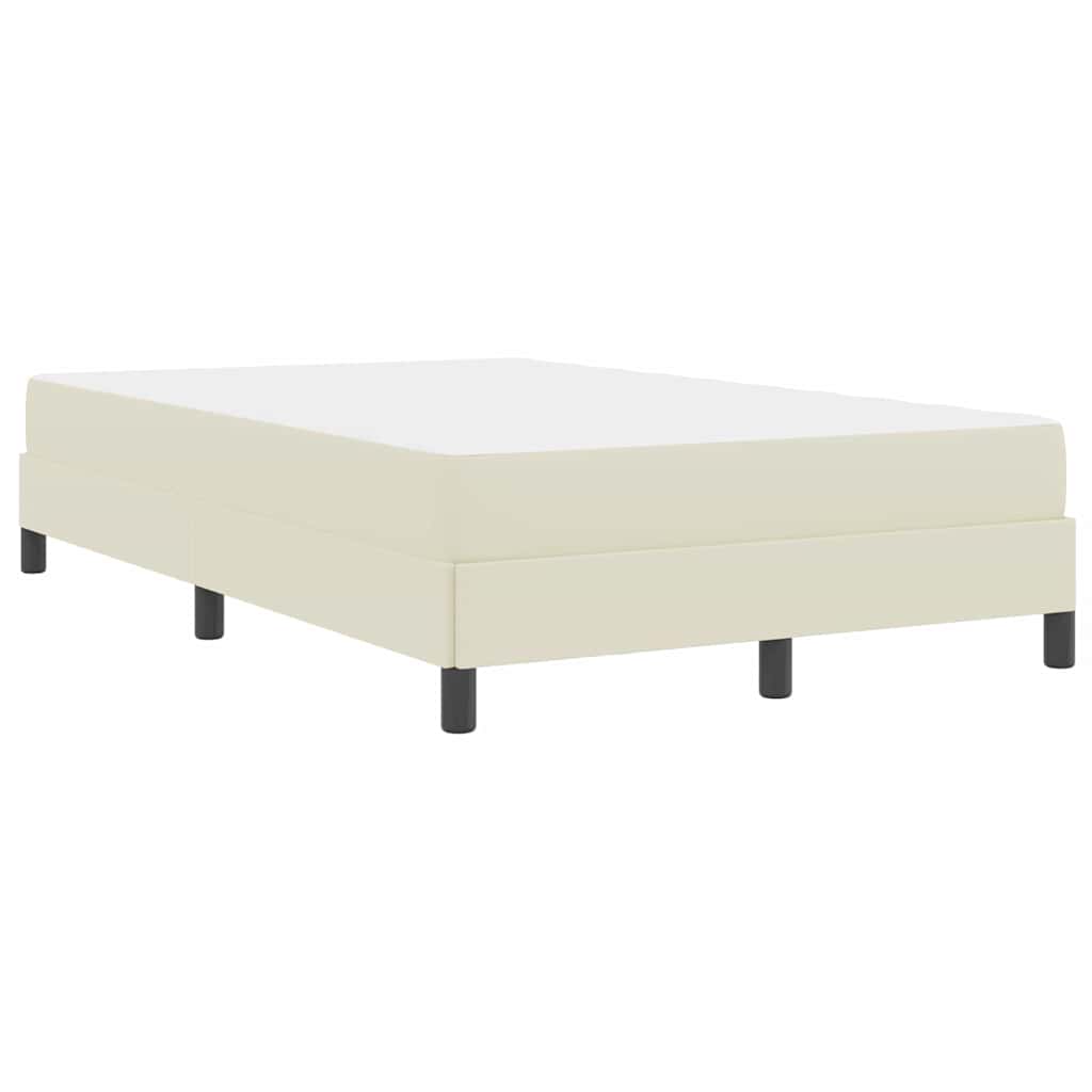 Bedframe met matras Crème 100 x 200 cm Stof is nu te koop bij PeponiXL, paradijselijk wonen!
