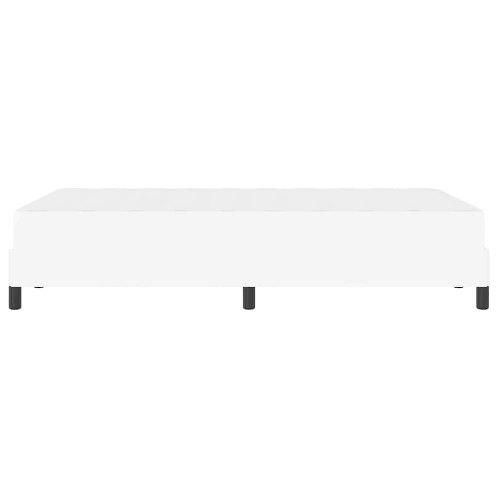 Bedframe met matras Puur Wit 120 x 190 cm Stof is nu te koop bij PeponiXL, paradijselijk wonen!