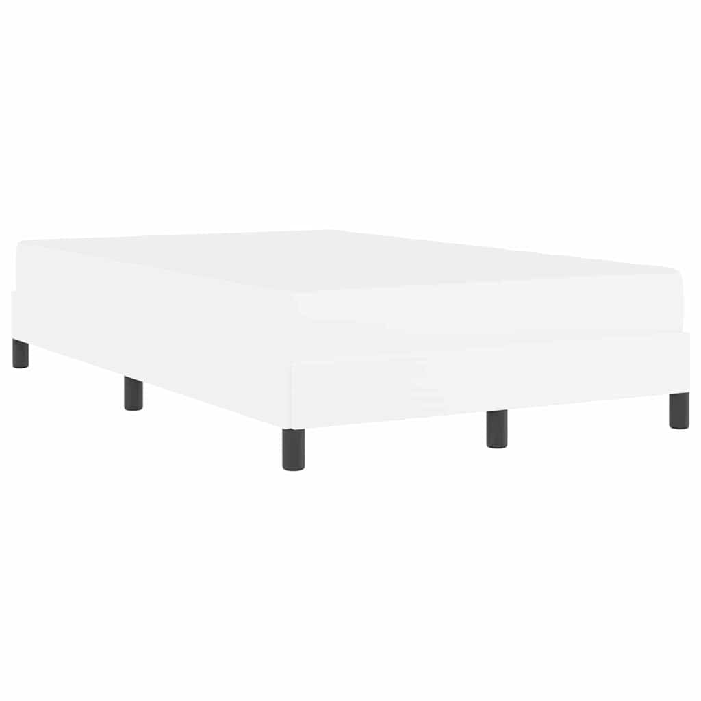 Bedframe met matras Puur Wit 120 x 200 cm Stof is nu te koop bij PeponiXL, paradijselijk wonen!