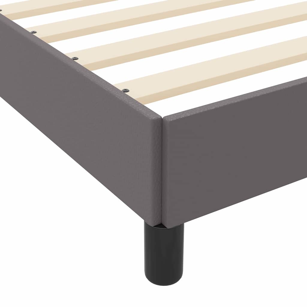 Bedframe met matras Grijs 120 x 200 cm Stof is nu te koop bij PeponiXL, paradijselijk wonen!