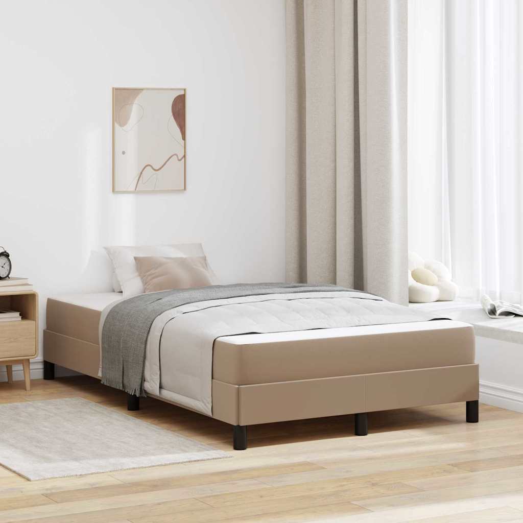 Bedframe met matras Cappuccino 120 x 200 cm Stof is nu te koop bij PeponiXL, paradijselijk wonen!