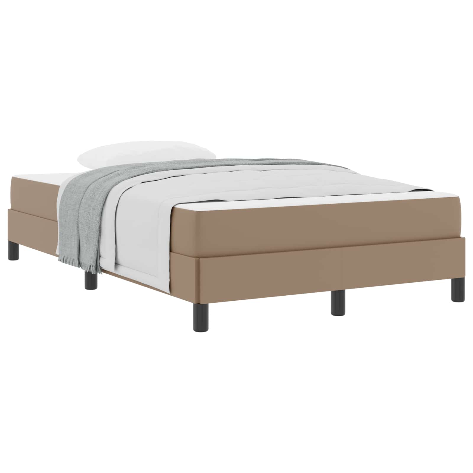 Bedframe met matras Cappuccino 120 x 200 cm Stof is nu te koop bij PeponiXL, paradijselijk wonen!