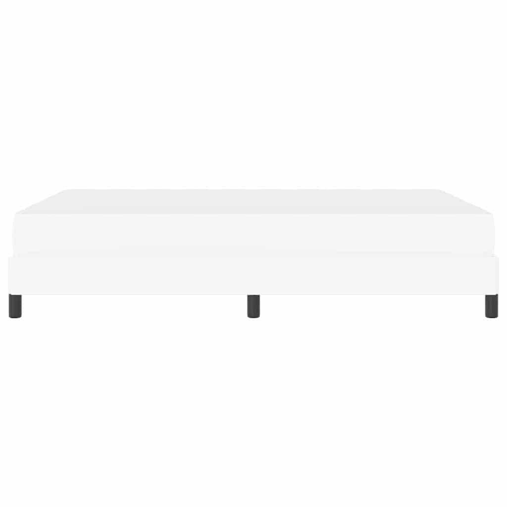 Bedframe met matras Puur Wit 140 x 190 cm Stof is nu te koop bij PeponiXL, paradijselijk wonen!