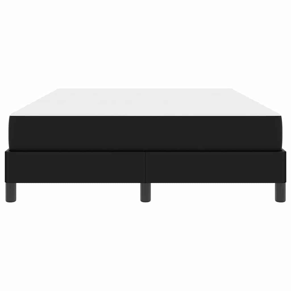 Bedframe met matras Zwart 160 x 200 cm Stof is nu te koop bij PeponiXL, paradijselijk wonen!