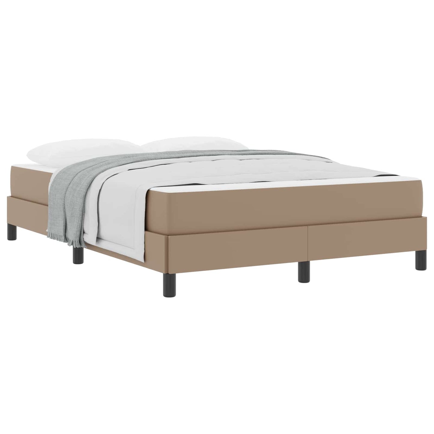 Bedframe met matras Cappuccino 160 x 200 cm Stof is nu te koop bij PeponiXL, paradijselijk wonen!