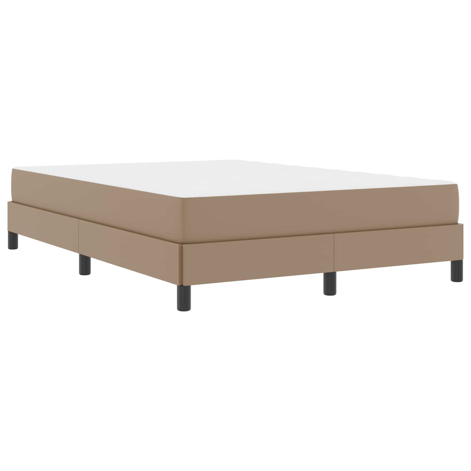 Bedframe met matras Cappuccino 160 x 200 cm Stof is nu te koop bij PeponiXL, paradijselijk wonen!