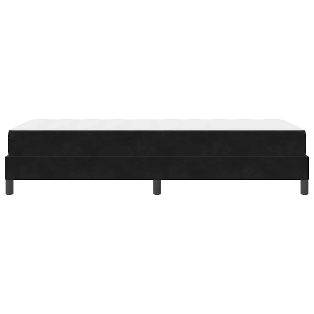 Boxspringbed met matras Zwart 80 x 200 cm Stof is nu te koop bij PeponiXL, paradijselijk wonen!
