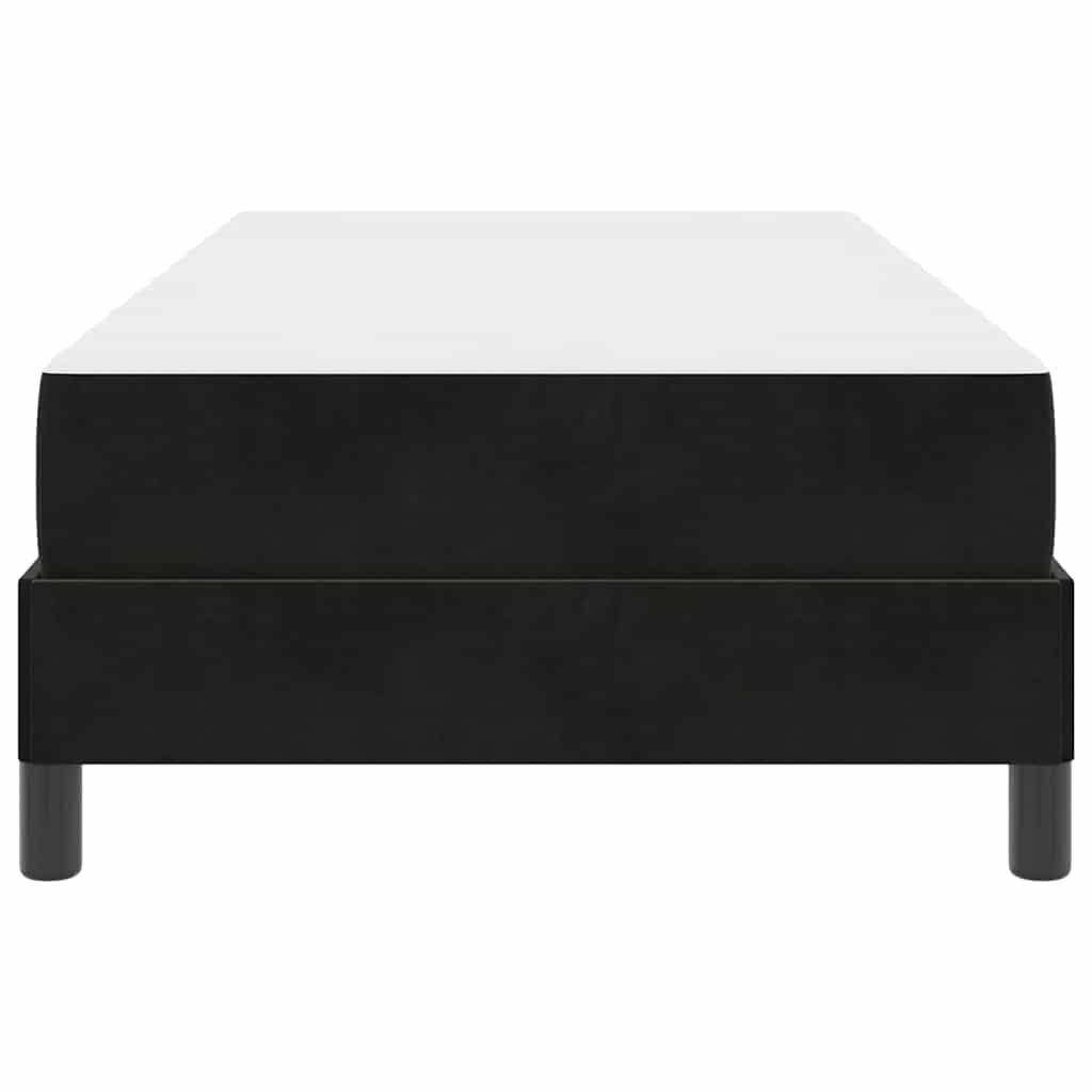Boxspringbed met matras Zwart 90 x 190 cm Stof is nu te koop bij PeponiXL, paradijselijk wonen!