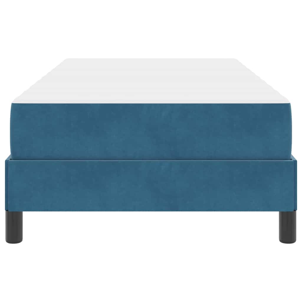 Boxspringbed met matras Donkerblauw 90 x 190 cm Stof is nu te koop bij PeponiXL, paradijselijk wonen!