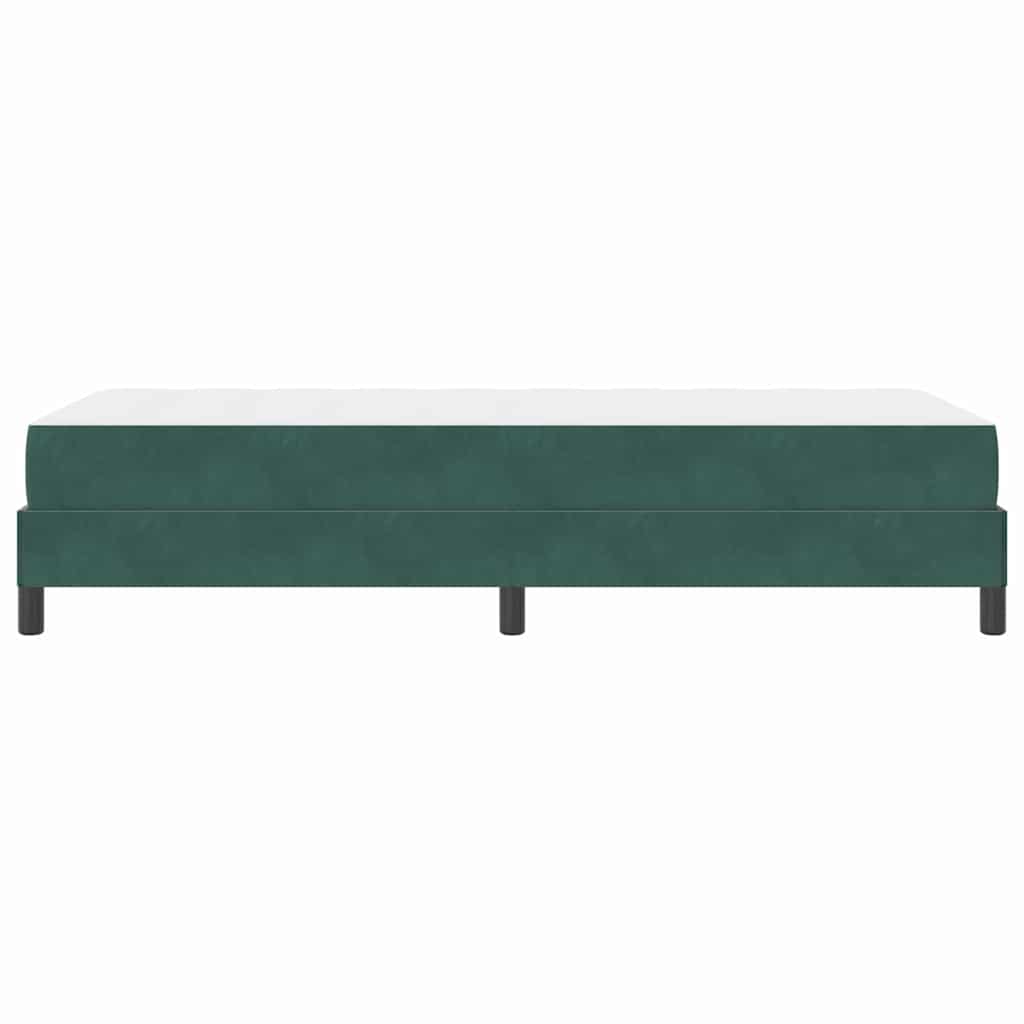 Boxspringbed met matras Donkergroen 90 x 200 cm Stof is nu te koop bij PeponiXL, paradijselijk wonen!