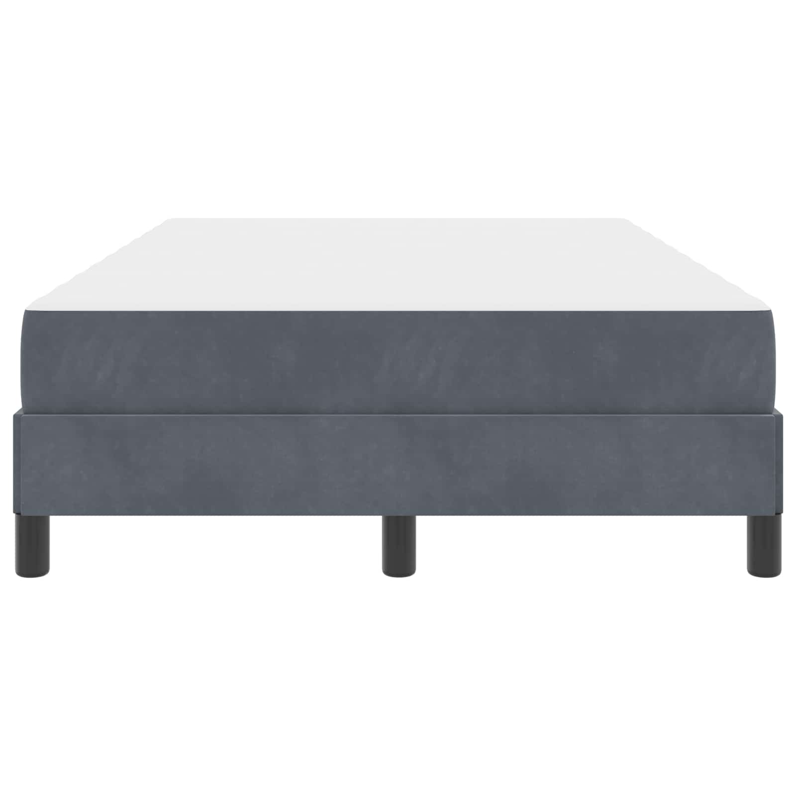 Boxspringbed met matras Donkergrijs 120 x 190 cm Stof is nu te koop bij PeponiXL, paradijselijk wonen!