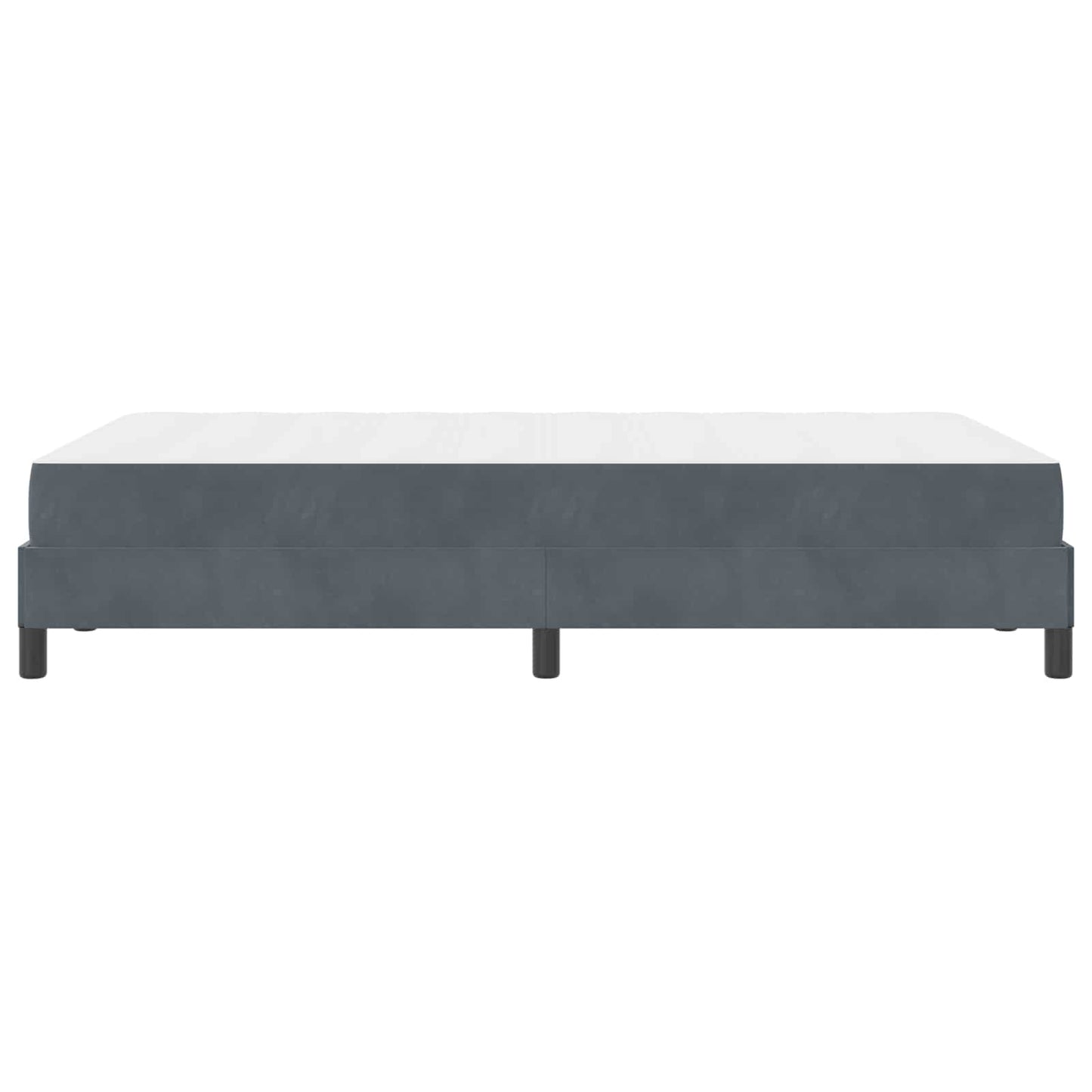 Boxspringbed met matras Donkergrijs 120 x 190 cm Stof is nu te koop bij PeponiXL, paradijselijk wonen!